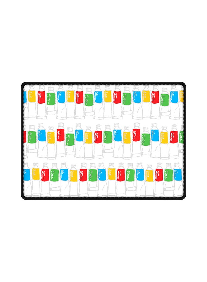 Stylizedd Oil Paint Tubes Printed Gaming Mouse Pad Multicolour