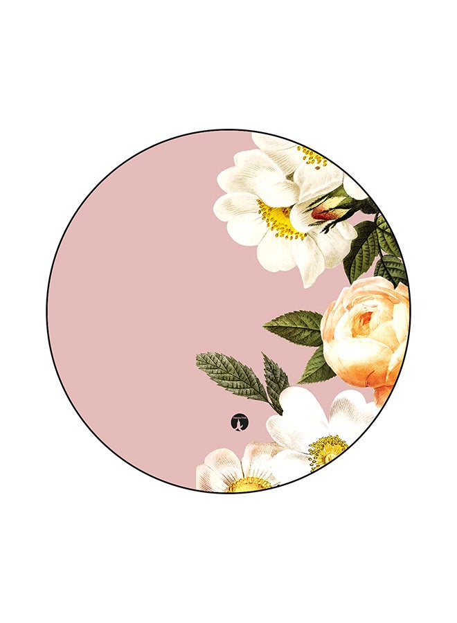 Flowers Printed Mouse Pad Multicolour