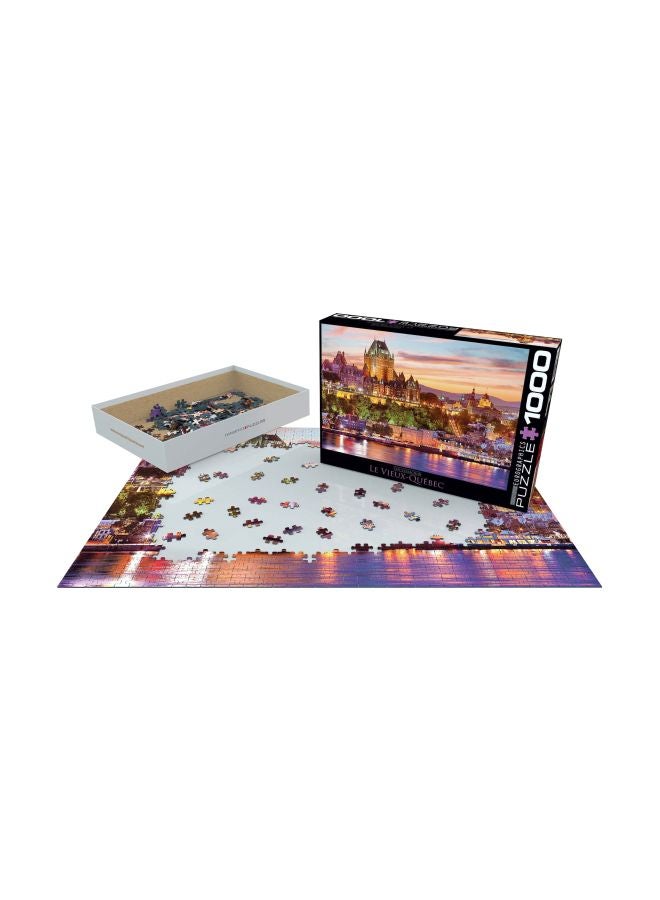 eurographics 1000-Piece City Collection Le Vieux-Quebec Jigsaw Puzzle 6000-0763 - Image 1
