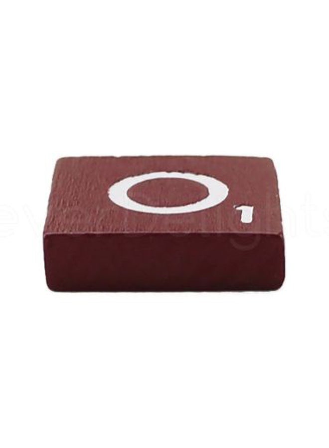 CleverDelights - 100-Piece Wooden Scrabble Letter Tile - Image 1
