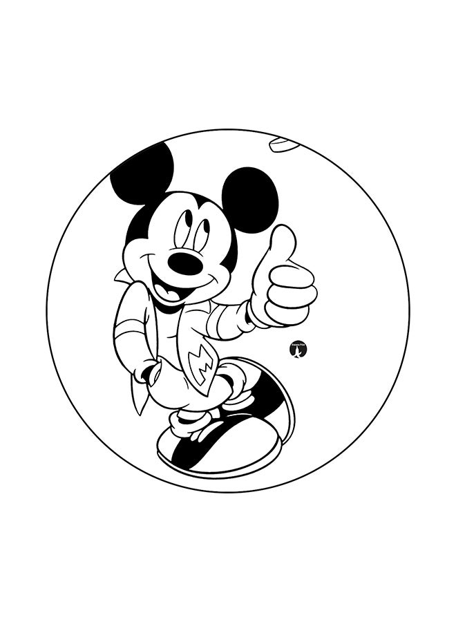 بي بي لوحة ماوس برسومات لشخصيات ديزني متعدد الألوان