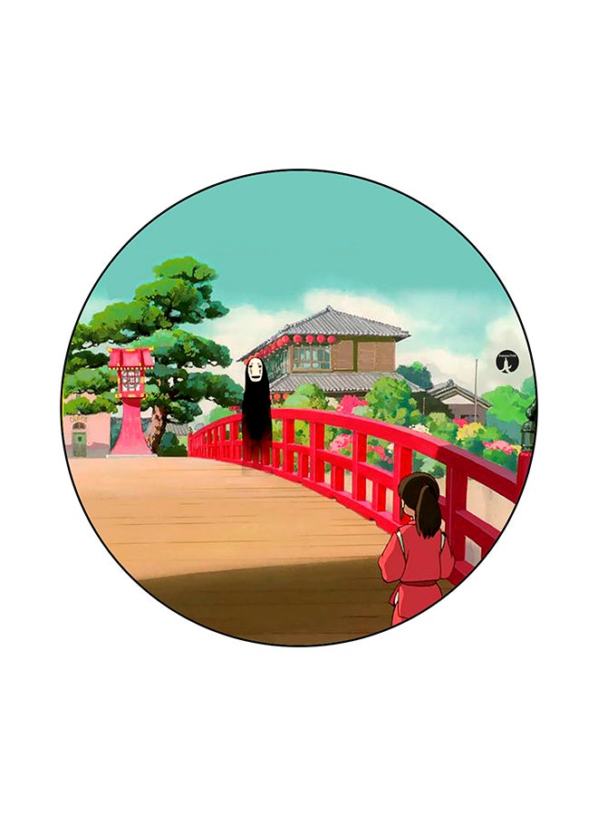 BP Spirited Away Printed Round Mouse Pad Multicolour
