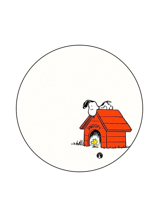 BP Snoopy Dog Printed Mouse Pad White/Orange 