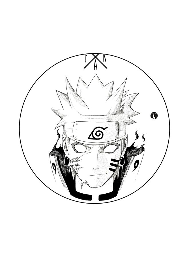 BP Anime Naruto Print Mouse Pad Multicolour