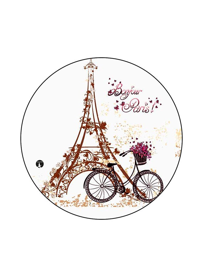 BP Eiffel Tower Print Mouse Pad Multicolour