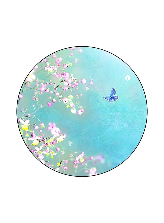 لوحة ماوس برسمة زهور متعدد الألوان