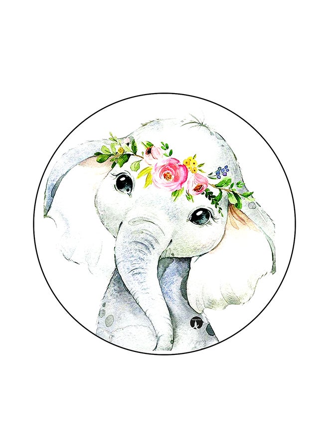 BP Elephant Printed Mouse Pad Multicolour