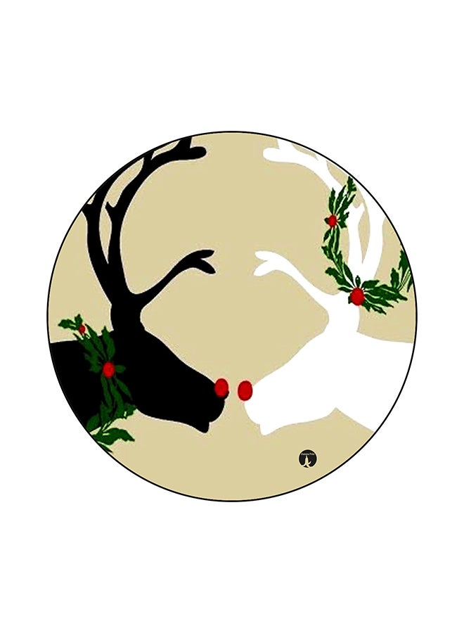 BP Deers Print Mouse Pad Multicolour