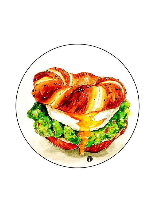 BP Food Print Mouse Pad Multicolour
