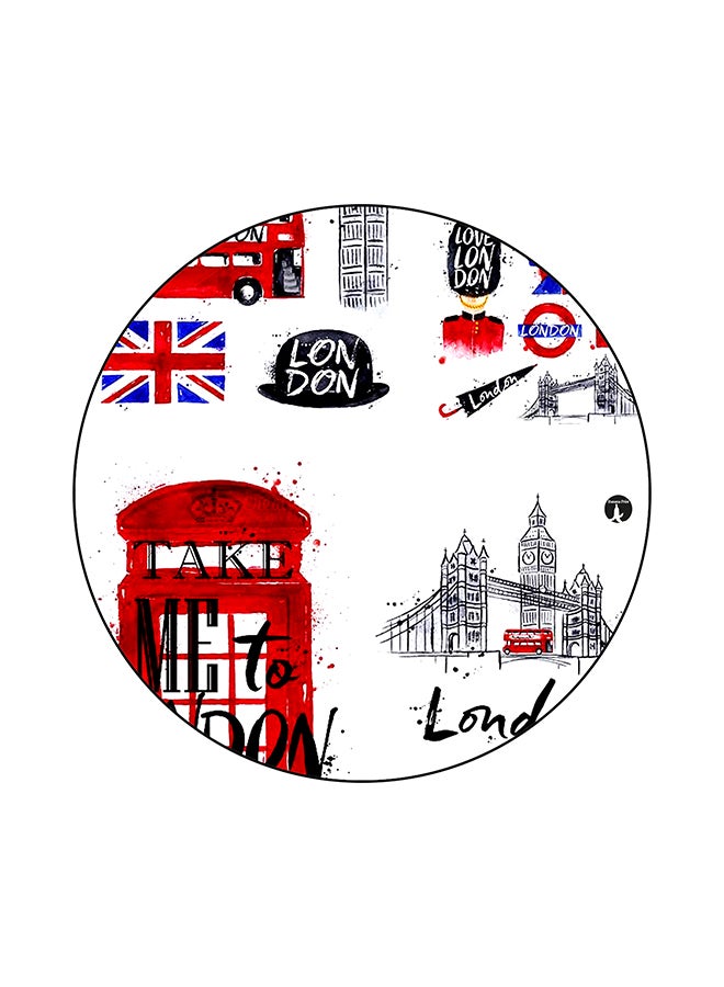 BP London Print Mouse Pad Multicolour