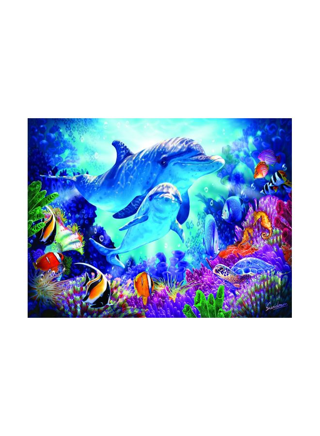 500-Piece Dolphin Guardian Jigsaw Puzzle Set 70926