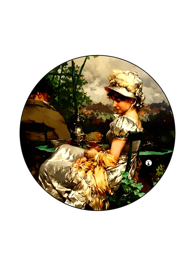 BP Vintage Art Print Mouse Pad Multicolour
