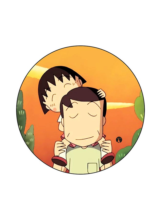 BP Anime Chibi Maruko Chan Print Mouse Pad Multicolour