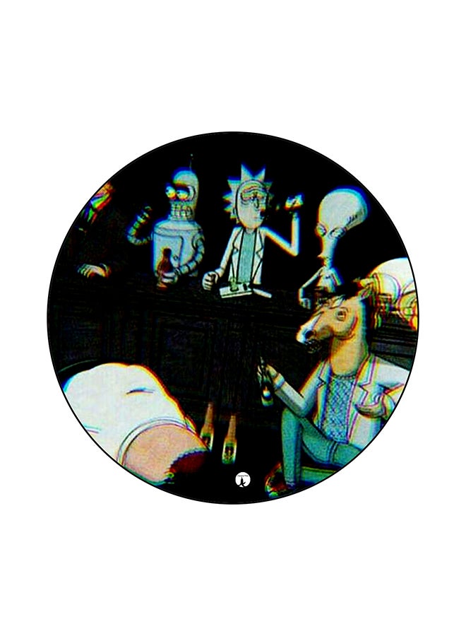BP Rick And Morty Print Mouse Pad Multicolour