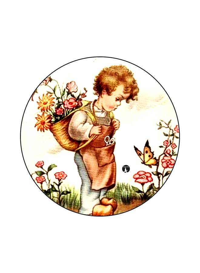 BP Vintage Art Print Mouse Pad Multicolour