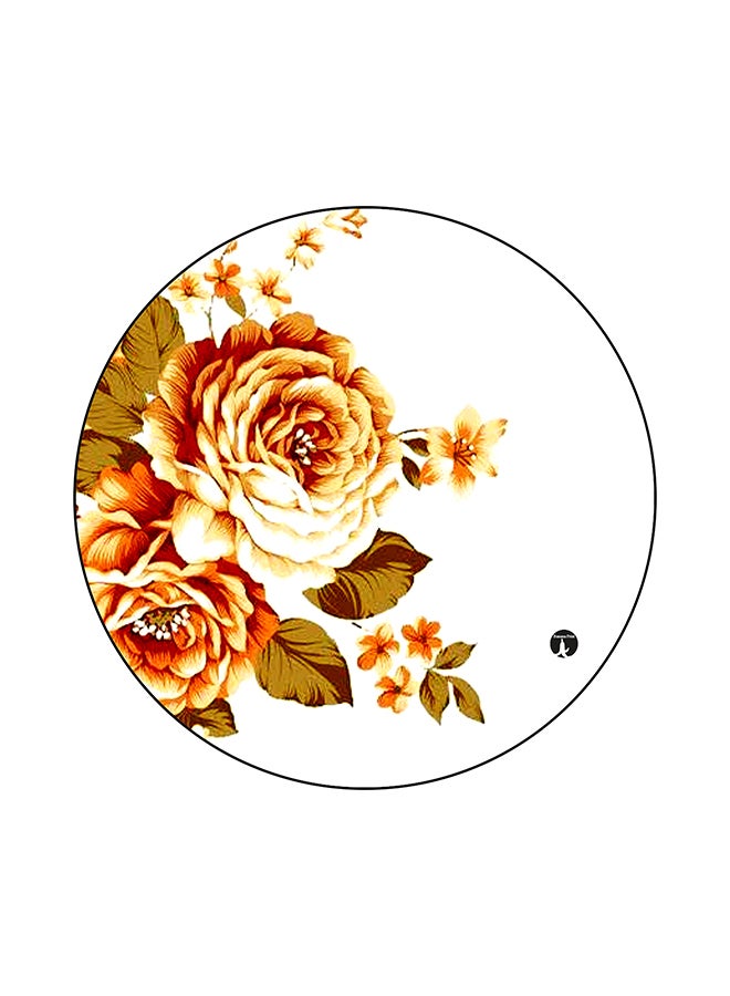 Flowers Printed Mouse Pad Multicolour