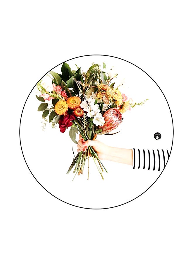 بي بي لوحة ماوس برسمة زهور متعدد الألوان