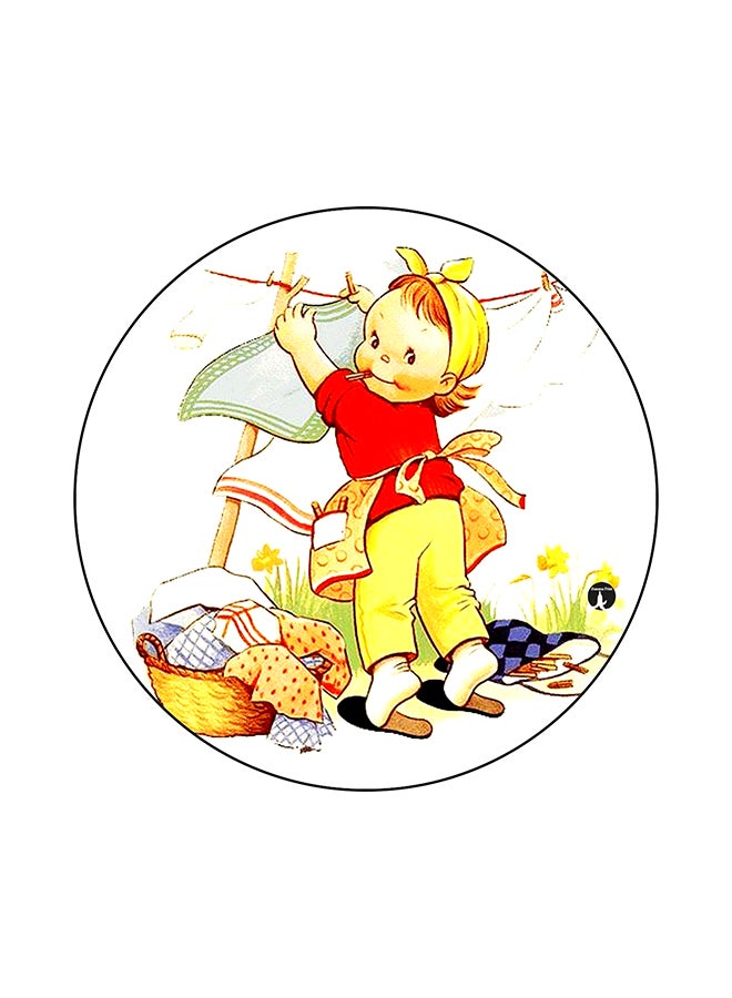 BP Vintage Art Print Mouse Pad Multicolour