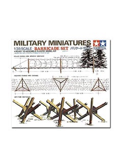Tamiya Models Military Barricade Model Kit TM35027  - Image 2