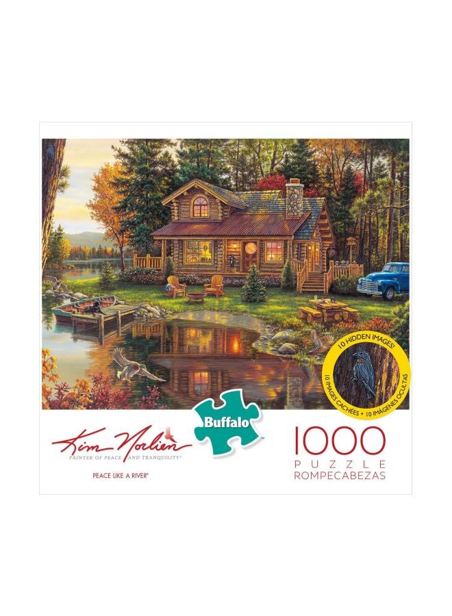 Buffalo Games 1000-Piece Peace Like A River Jigsaw Puzzle Set 11611 - Image 1