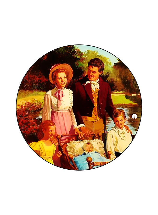 BP Vintage Art Print Mouse Pad Multicolour