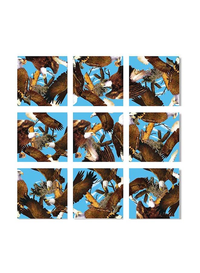 لعبة ألغاز بتصميم نسر أصلع مكونة من 9 قطع طراز 107632