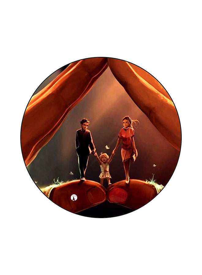 BP A Family Printed Mouse Pad Multicolour
