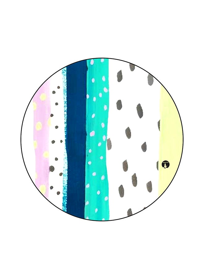 BP Art Printed Round Mouse Pad Multicolour