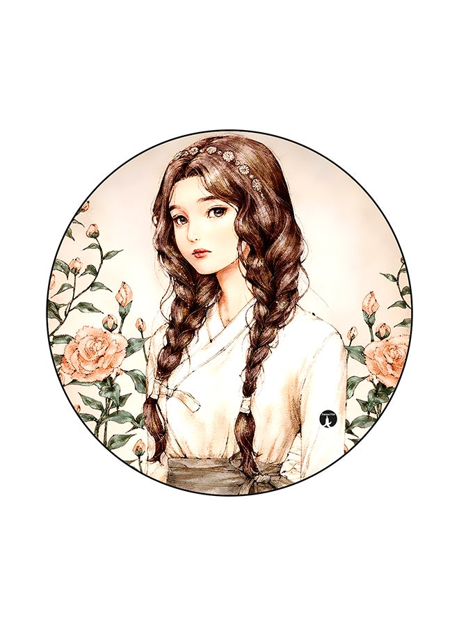 BP A Girl Printed Mouse Pad Multicolour