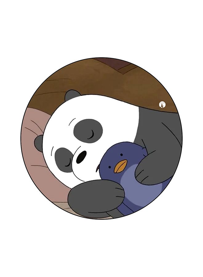 لوح ماوس مستدير بطبعة من مسلسل "We Bare Bears" متعدد الألوان