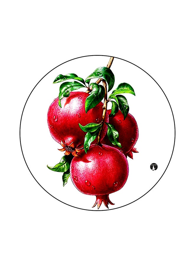 BP Pomegranate Printed Round Mouse Pad Multicolour