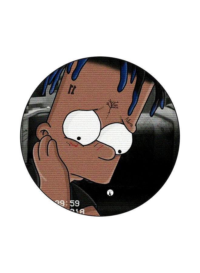 BP The Simpsons Printed Round Mouse Pad Multicolour