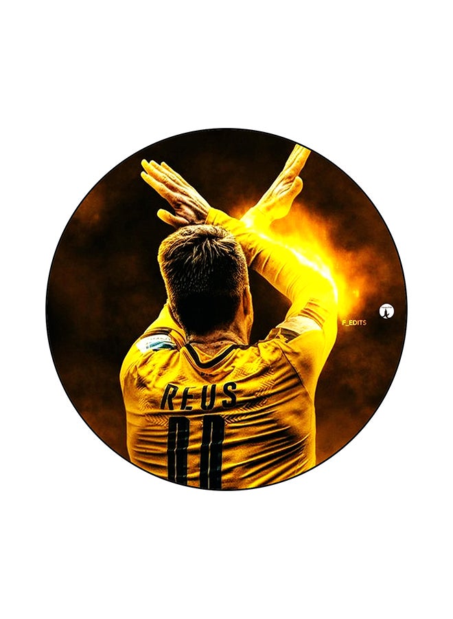 Marco Reus Printed Round Mouse Pad Multicolour