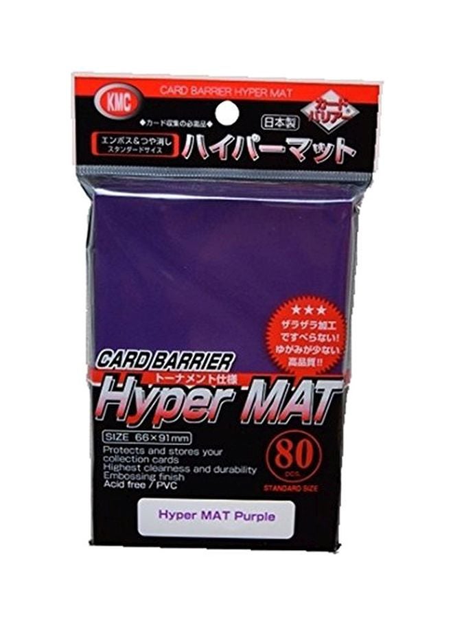 KMC - 80-Piece Hyper Mat Sleeves 0163 - Image 1