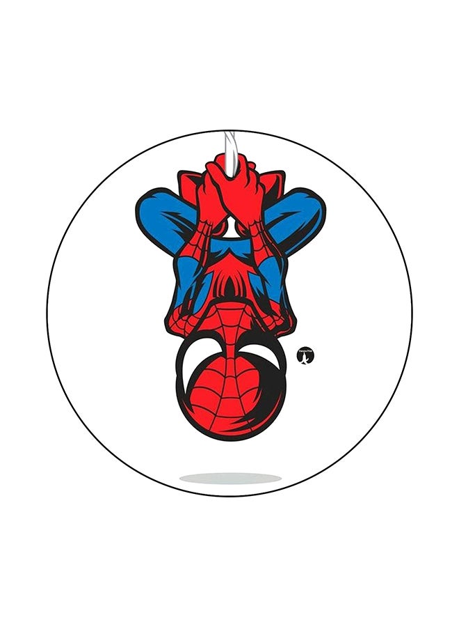 Spiderman Printed Round Mouse Pad Multicolour