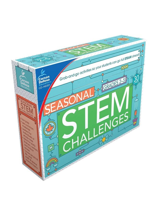 كارسون-ديلوسا البطاقات التعليمية الموسمية STEM تشالينجز طراز 140351 - Image 3