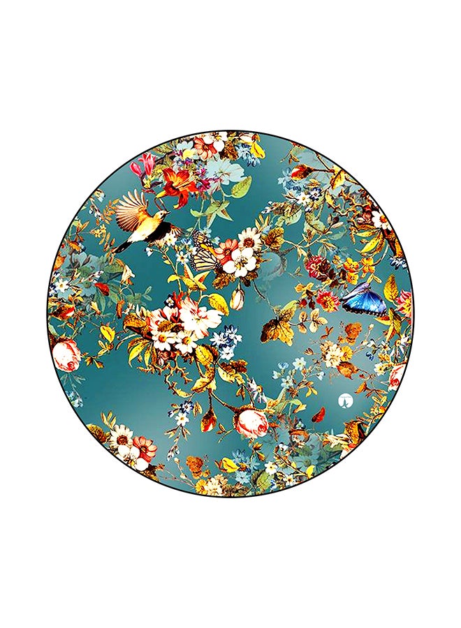 Flowers Printed Mouse Pad Multicolour