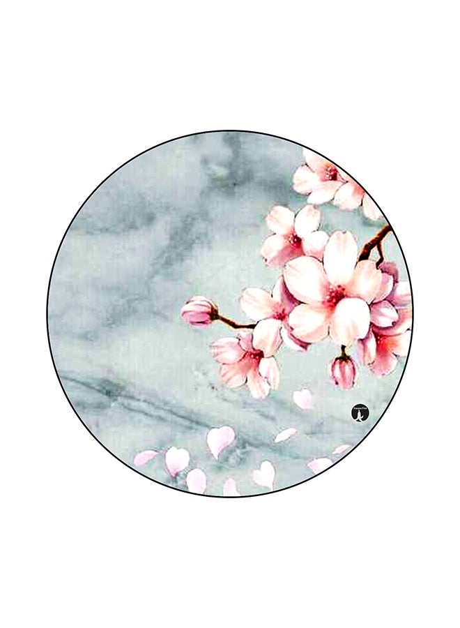 BP Flowers Printed Round Mouse Pad Multicolour