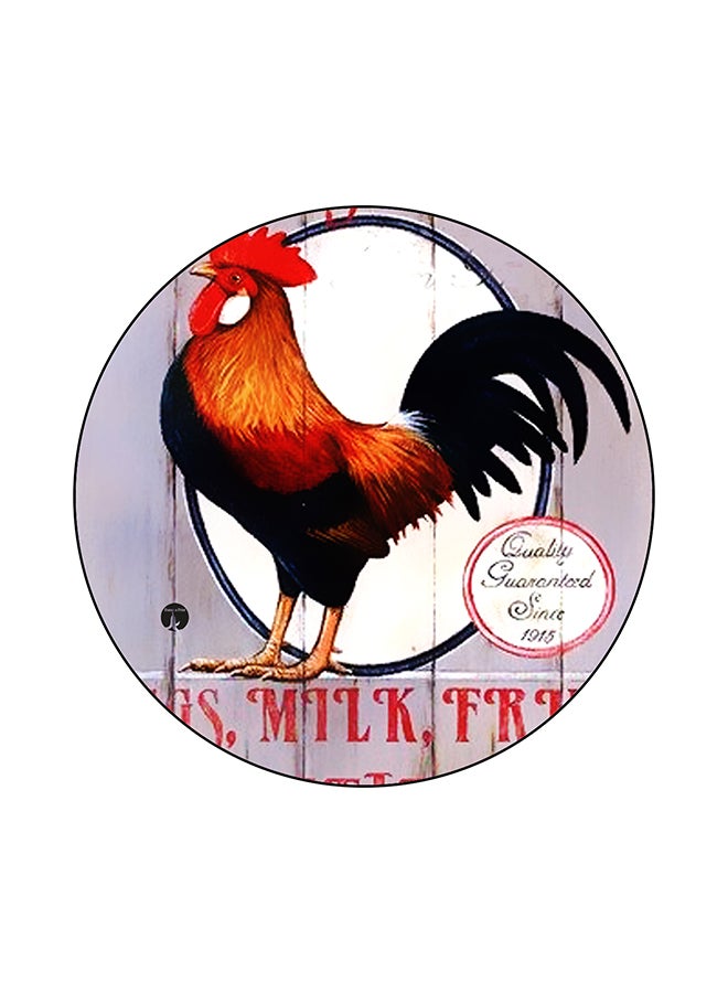 بي بي لوح ماوس بطبعة ديك متعدد الألوان