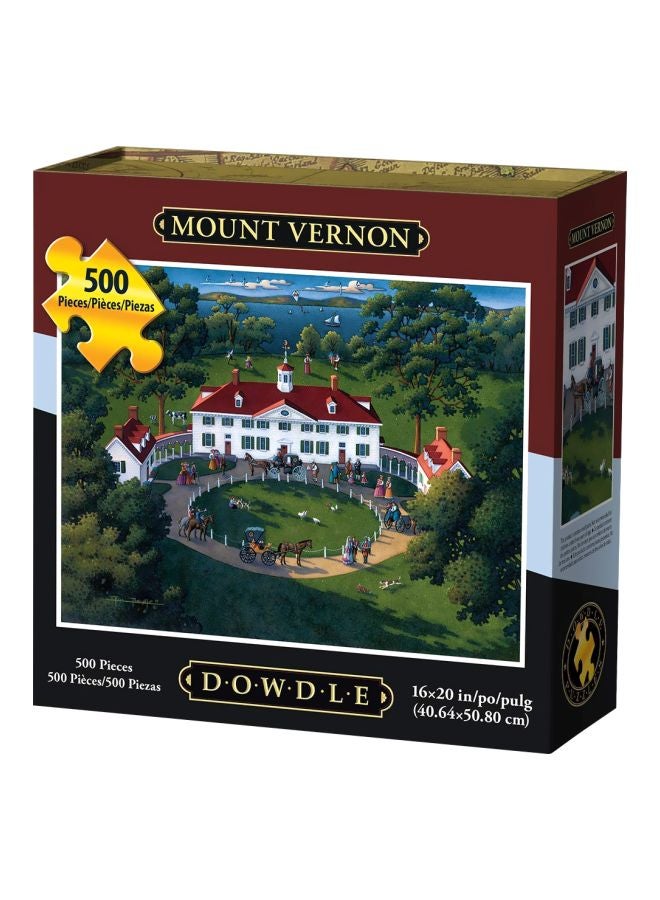 Dowdle 500-Piece Mount Vernon Jigsaw Puzzle 00095 - Image 1