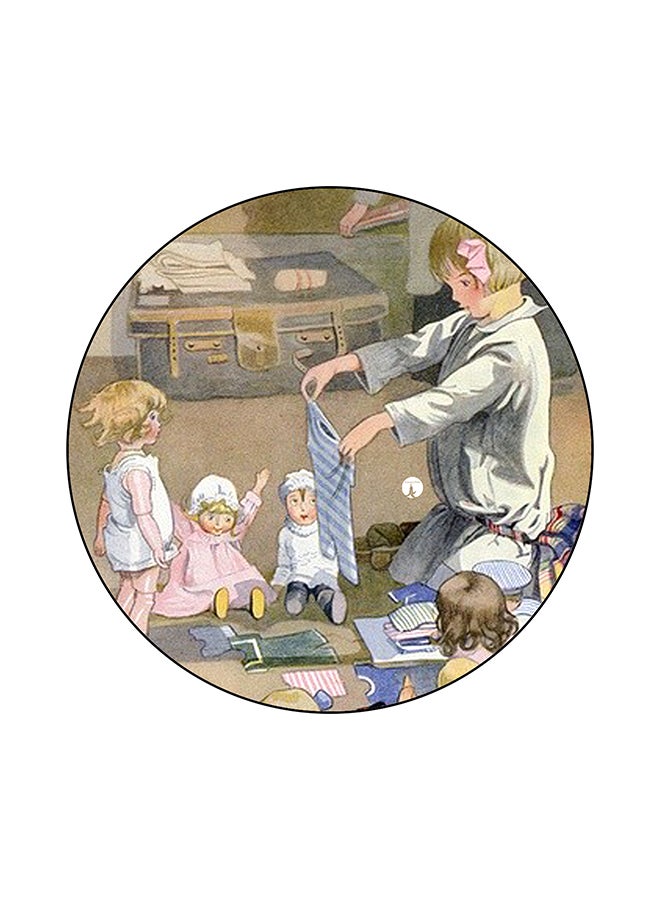 BP Vintage Art Print Mouse Pad Multicolour