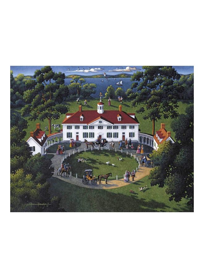 Dowdle 500-Piece Mount Vernon Jigsaw Puzzle 00095 - Image 2