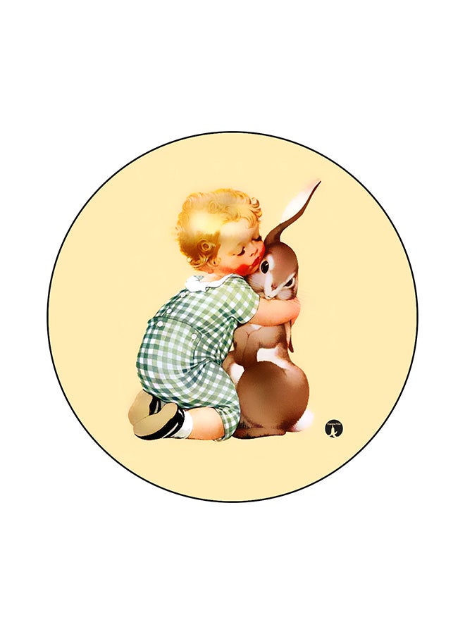 BP Vintage Art Printed Mouse Pad Multicolour