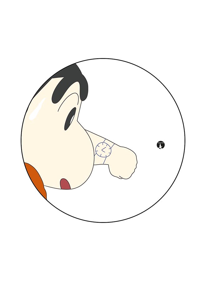BP The Anime Shin Chan Printed Round Mouse Pad Multicolour