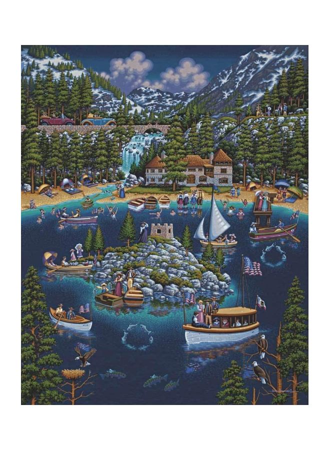 Dowdle 500-Piece Lake Tahoe Jigsaw Puzzle 00177 - Image 2