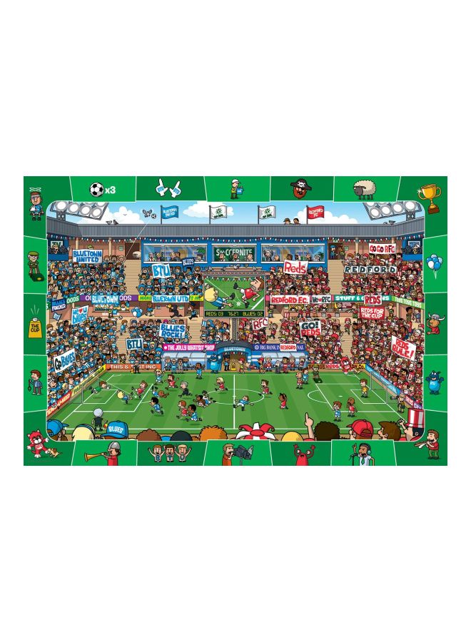 eurographics 100-Piece Soccer Spot And Find Puzzle 6100-0476 - Image 1