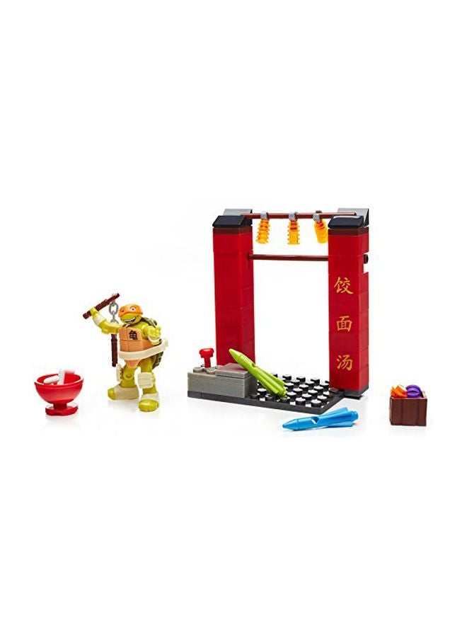 ميجا بلوكس مجموعة لعبة مطاردة ميكي تشين تاون من فيلم "Teenage Mutant Ninja Turtles" طراز DPW79 DPW79 66 أكبر من 6 سنوات - Image 2