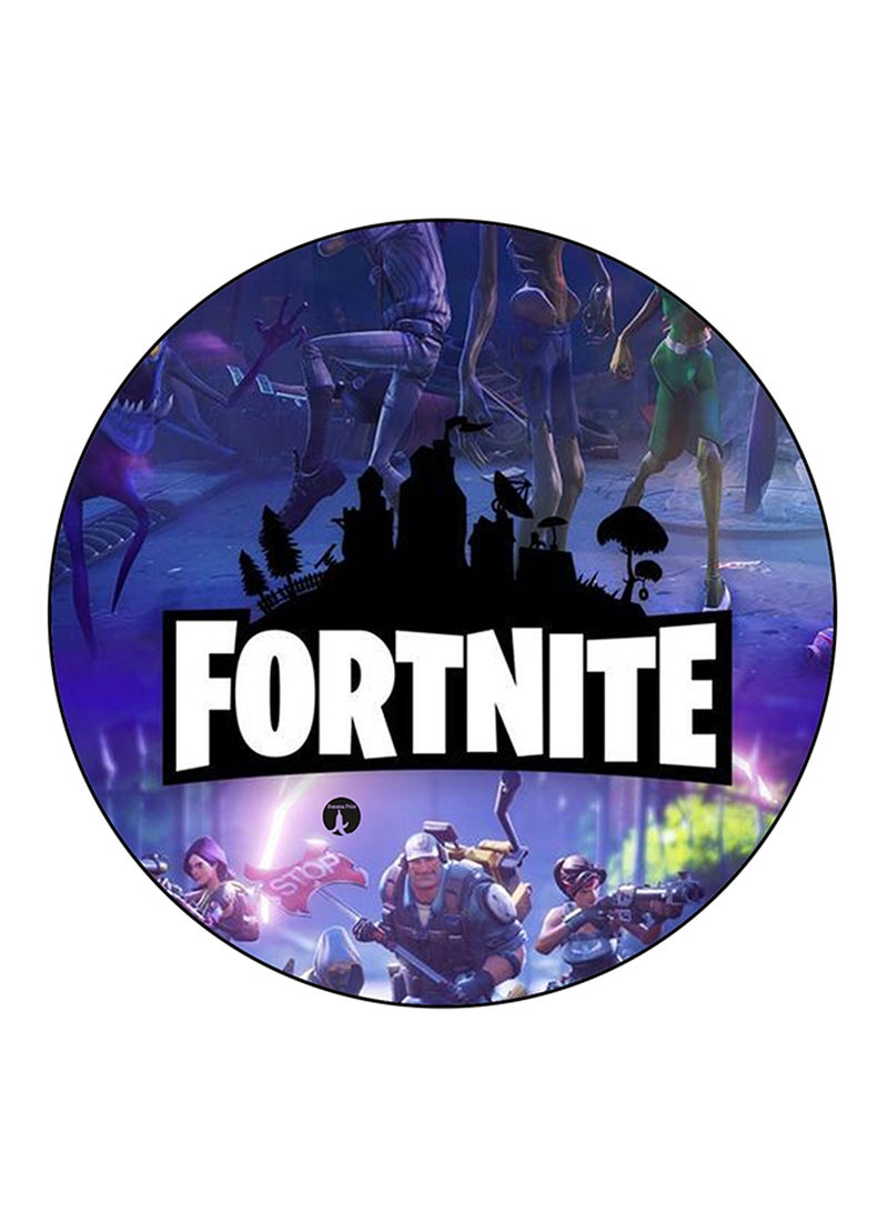 BP Fortnite Printed Round Pin Badge Multicolour - Image 1