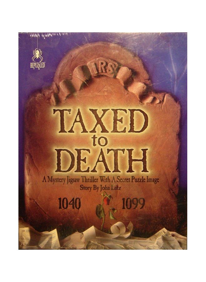 Bepuzzled 1000-Piece Taxed To Death Jigsaw Puzzle 1575610078 - Image 2