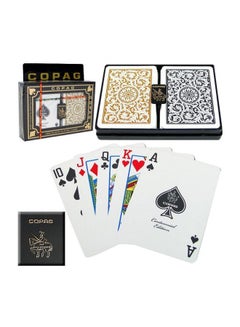 كوباج مجموعة بطاقات لعب بلاستيكية عادية، طراز 10P9995R.  - Image 1